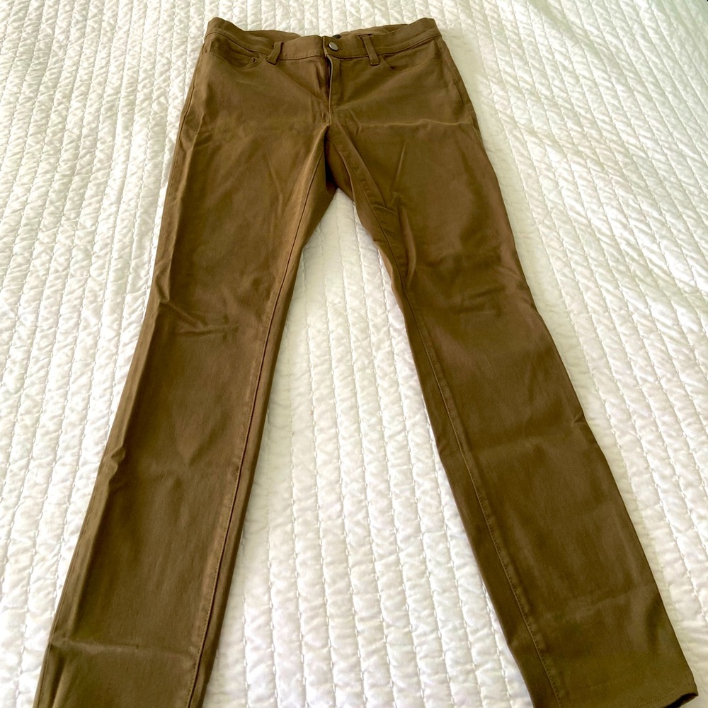 Ann Taylor army green skinny pants